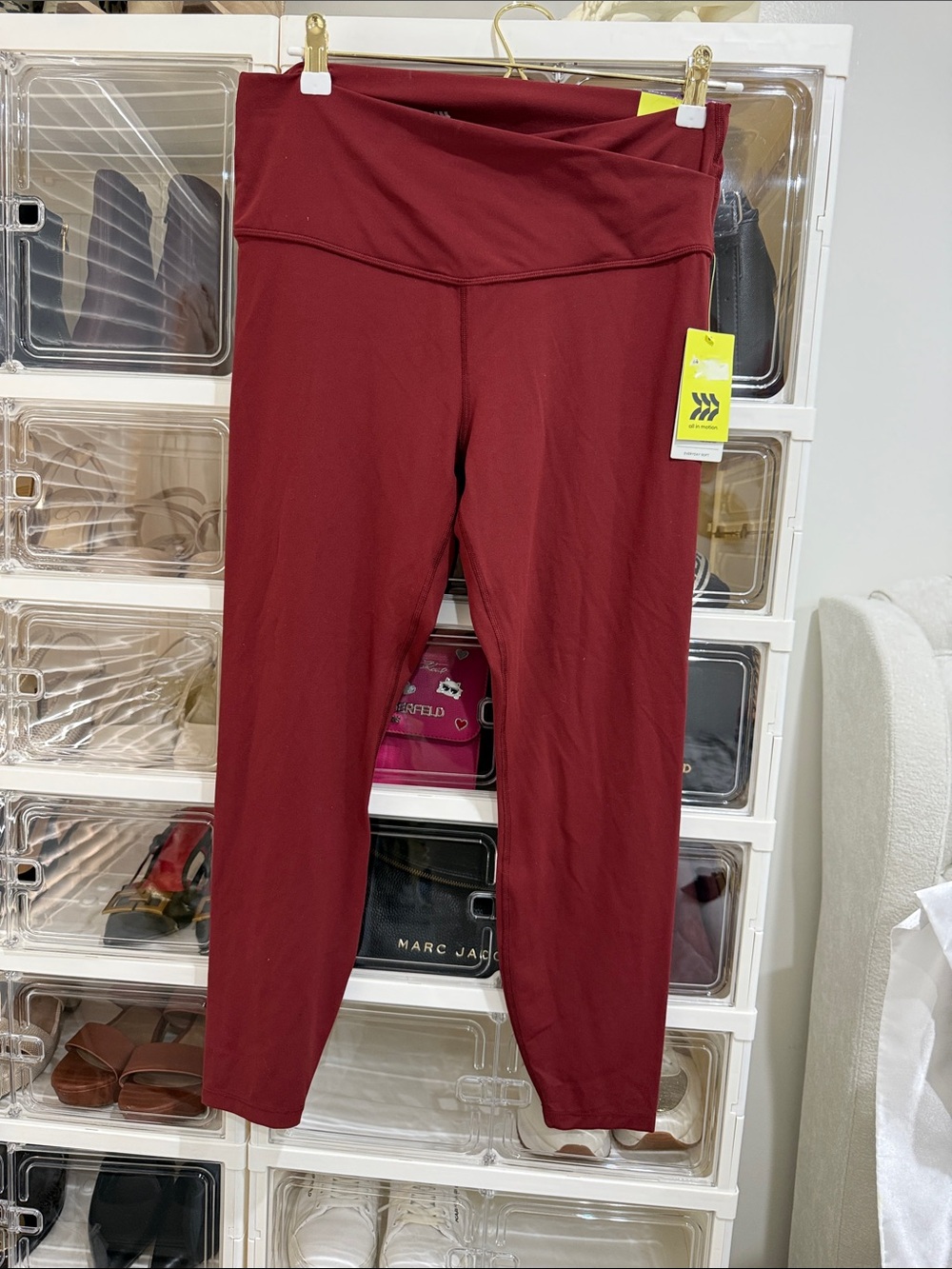 all in motion Wine Red High-Waist Leggings